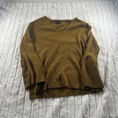 Minimalist Preppy Nature timeless wool blend crewneck J Crew sweater, size L