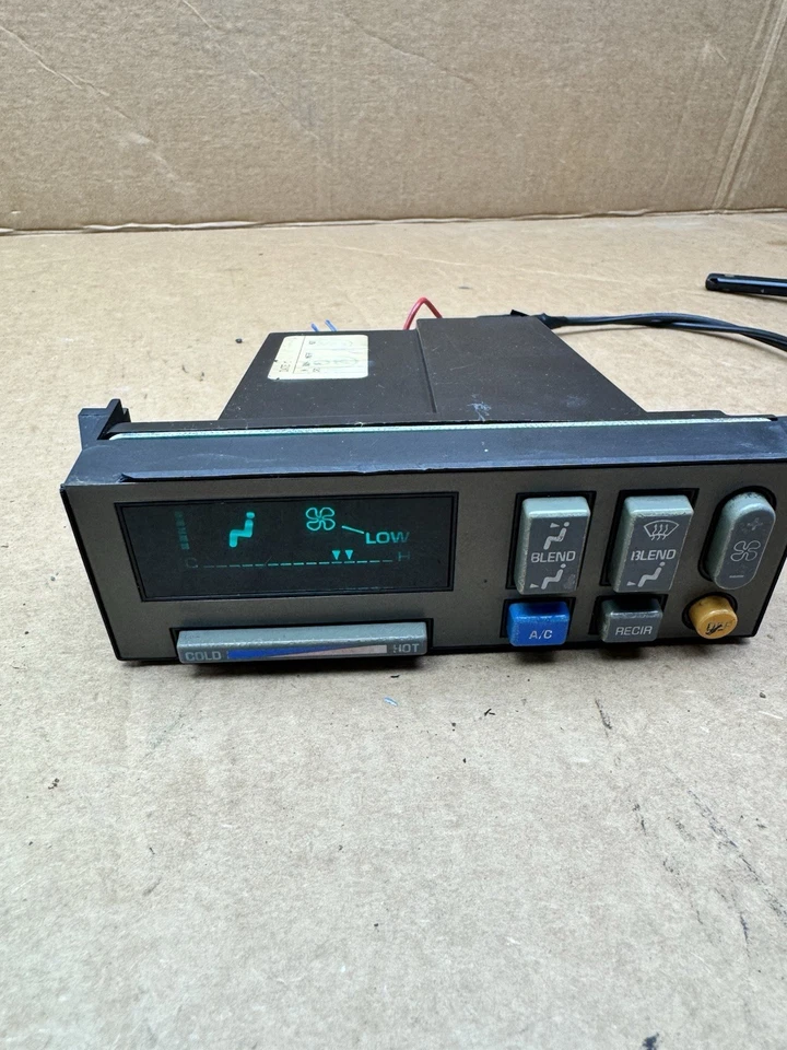 Panel de control climático Chevy Silverado GMC C/K 1500 2500 1988-1994 P/N: 16204785 Foto 3 de 4