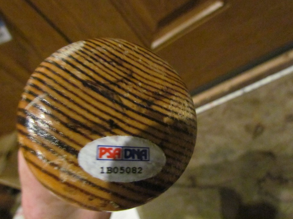 1984-1986 Nolan Ryan signed Game Used Louisville Slugger Baseball Bat ...
