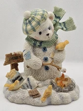 Cherished Teddies Bear Figurine Dana Life Is So Much S'more With You Snowbear