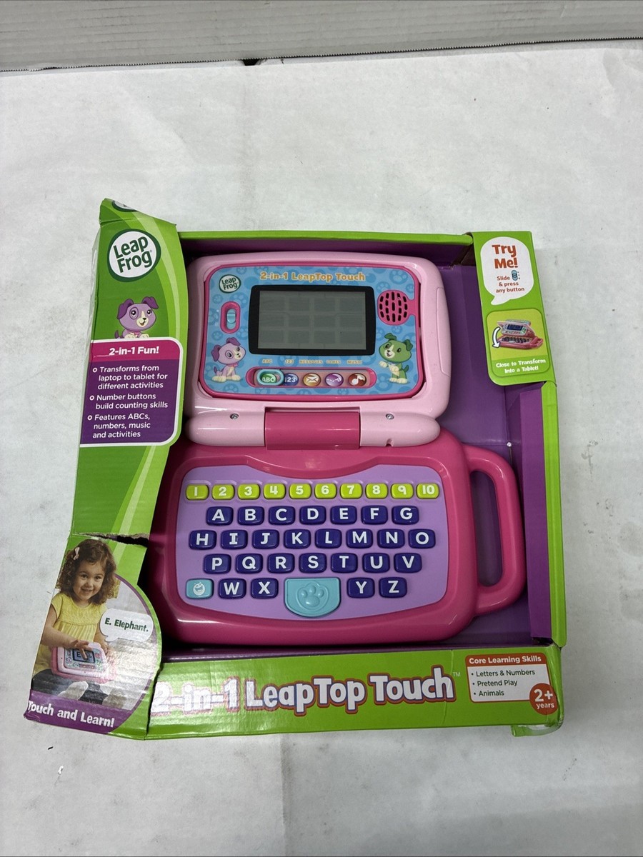 LeapFrog 2-in-1 LeapTop Touch, Pink 804046594208| eBay
