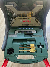 Bosch X-Line 100 100pc Drill Bit Set in Case w/ Countersink & Ratchet