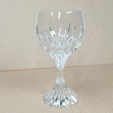 BACCARAT Crystal MASSENA (No Trim) Claret Wine Goblet Glass (6 3/8th inch)
