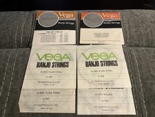 Vintage Vega Banjo Strings V700 2 Sets 4 Singles