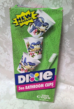 Dixie 3 Oz Bathroom Cups BLUE BIRD Design 200 Count Disposable