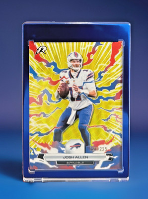 JOSH ALLEN - 2026 TOPPS RESURGENCE #10 - YELLOW SURGE 127/225 - BUFFALO BILLS!