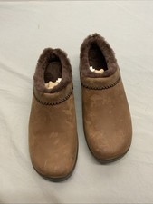 Merrell Encore Ice 4 LTR J002180 Womens Brown Nubuck Slip On Clog Flats Shoes 9