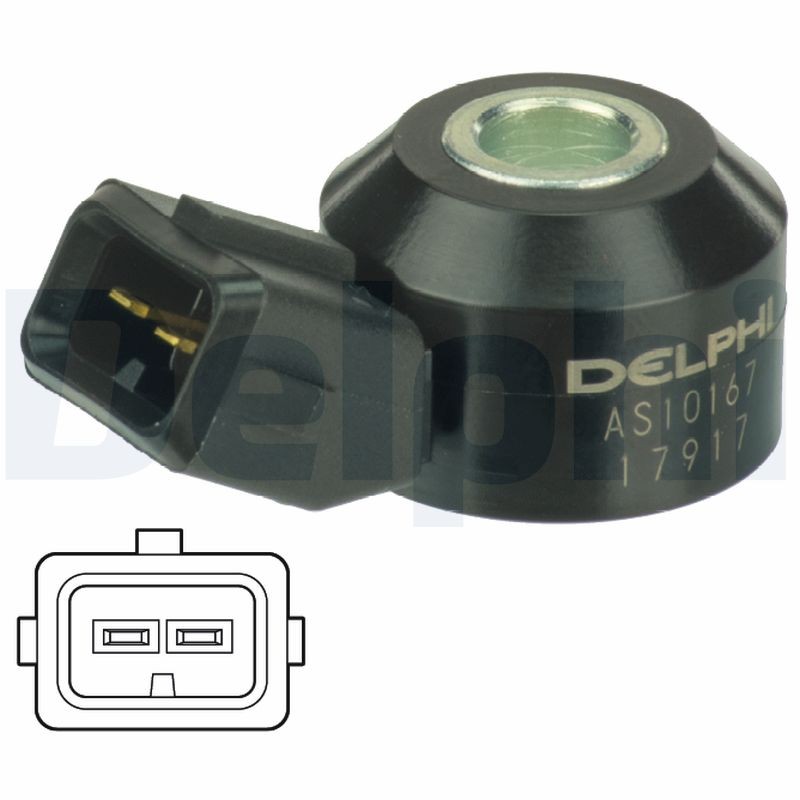 DELPHI AS10167 Knock Sensor for ALFA ROMEO,CITROËN,DAEWOO,FIAT,LANCIA,MERCEDES-B
