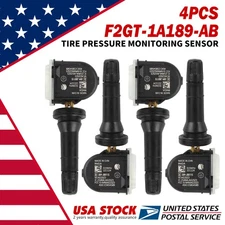 Set of 4 pcs NEW TPMS Tire Pressure Sensors OEM F2GZ-1A189-A For Lincoln & Ford