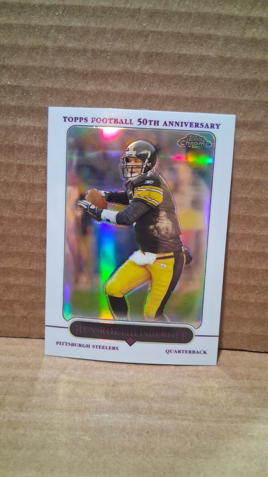2005 Topps Chrome Ben Roethlisberger #93 Refractor