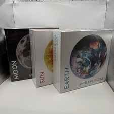 Antelope Jigsaw Puzzle Lot EARTH/SUN/MOON 1000 Pieces NEW/SEALED