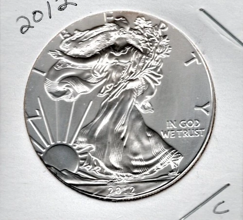 2012 American Silver Eagle 1oz Bullion Coin Brilliant and Uncirculated