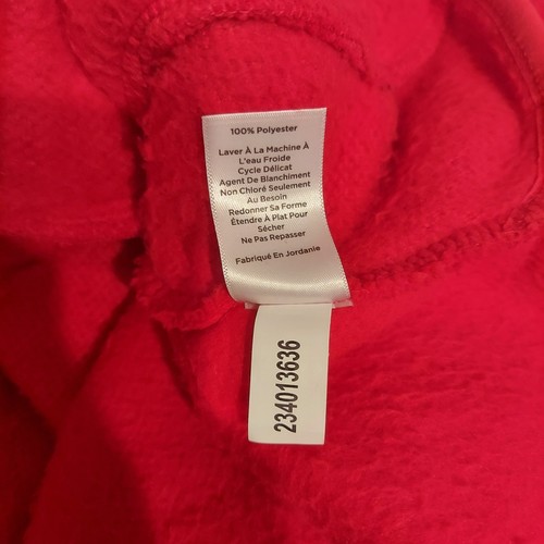 Pullover Talbots donna rosso ultra peluche sherpa pile scialle zip taglia small - Foto 12 di 15