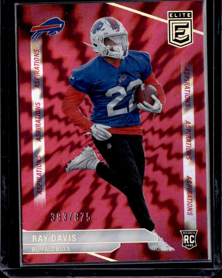 2024 Donruss Elite #154 Ray Davis Aspirations Shimmer #/875
