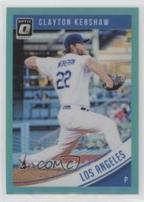 2018 Panini Donruss Optic Aqua Prizm 247/299 Clayton Kershaw #120 07qr