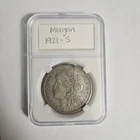 Morgan Dollar 1921 San Francisco Silver $1 Coin Circulated 0.9 Fineness