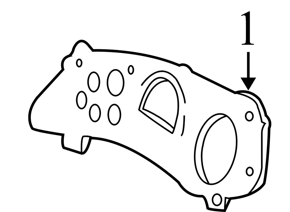 Cuadro de instrumentos Chevrolet Impala 2000-2005 sin velocímetro usado 10306209 OEM Foto 2 de 4