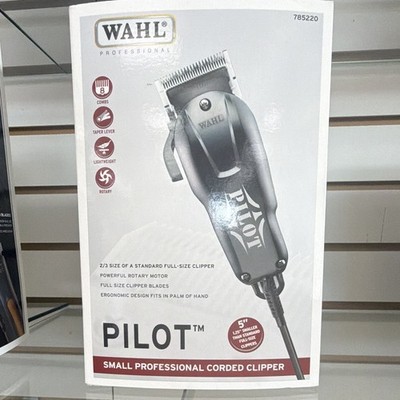 Wahl Professional Pilot Corded Hair Clipper Rotary Motor Taper Lever Black