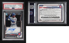 2021 Bowman Chrome Prospect Auto Cristian Hernandez #CPA-CH PSA 9 MINT Auto