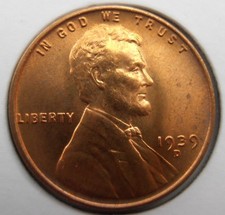1939 D Lincoln Cent Uncirculated Wheat Cent 39drb2