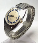 Timex Automatic Mens Watch Vintage 1974 Clean Sleek Look Runs Nice Fits 7-7.5"
