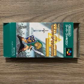 The Legend of Zelda  A Link to the Past Super Famicom SFC  W/box instruction 