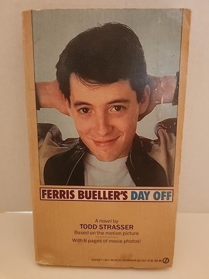 Vinage Ferris Bueller's Day Off Paperback Book 1986 Signet 1st Edition