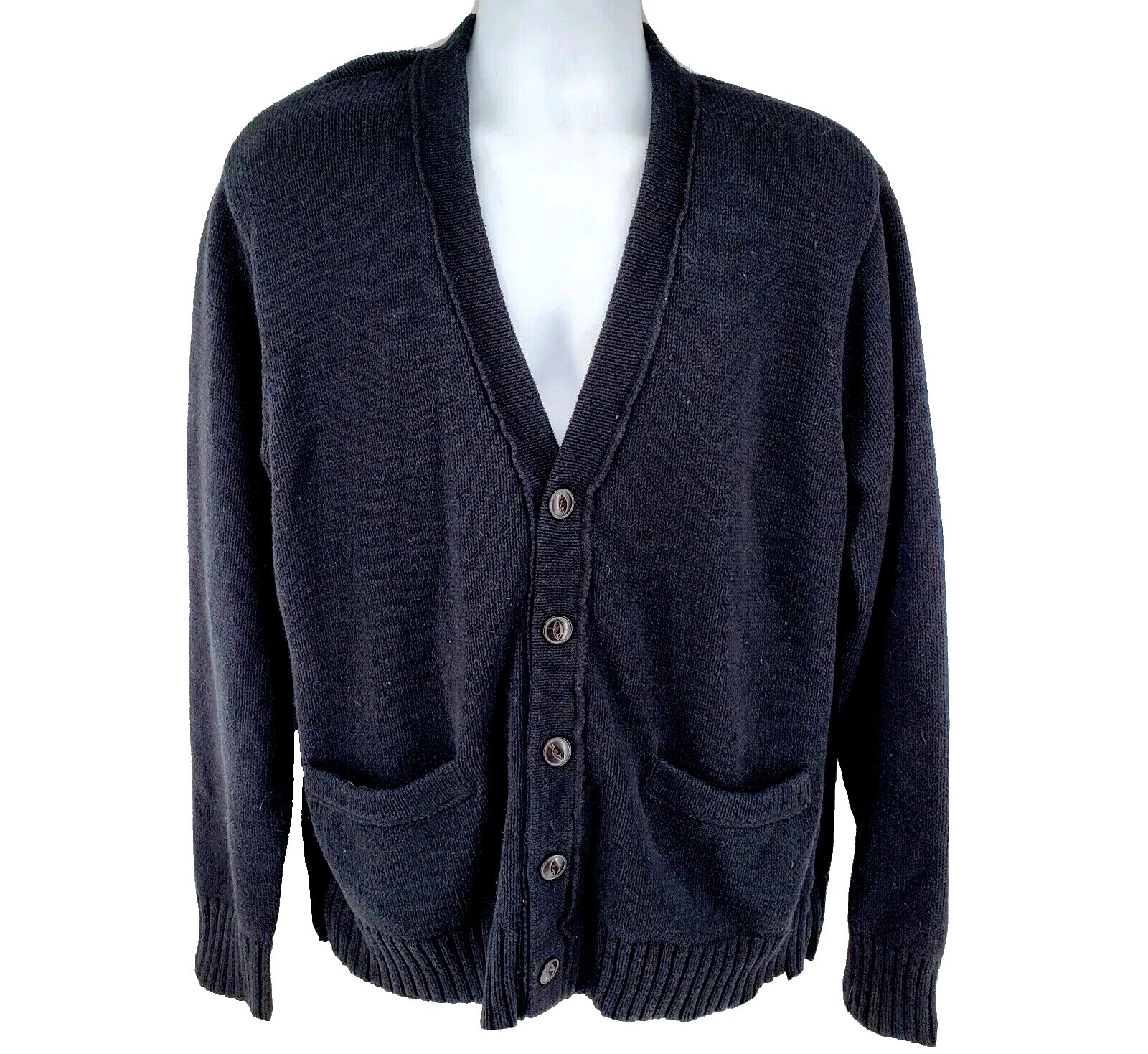 Suéteres Cárdigan Negro Ralph Lauren Para hombres