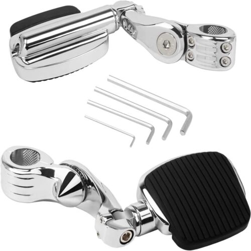 1.25" 32mm Highway Bar Foot Pegs For Indian Chief / Chieftain Dark Horse 2016-20 - Picture 4 of 8