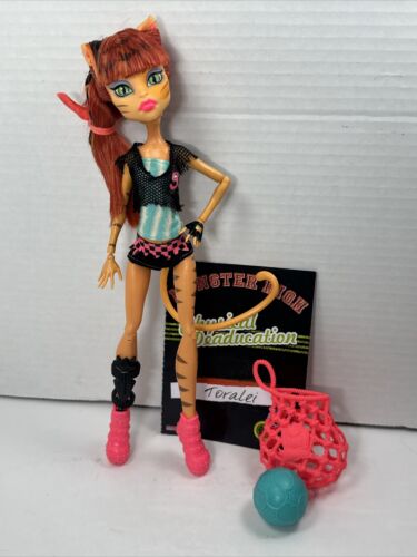 Mattel Monster High Ghoul Sports Toralei Stripe Diary Ball - Picture 1 of 9