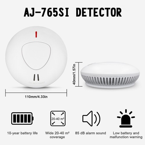 PHOTOELECTRIC Smoke Alarm Detector INTERCONNECTED Qld AS3786 10 year wireless - Picture 3 of 36