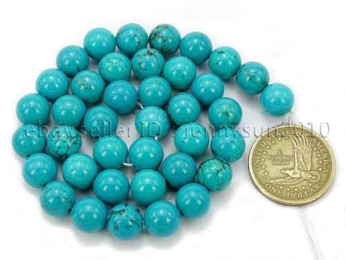 Stabilized Turquoise Gemstone Round Beads 16'' 2mm 3mm 4mm 6mm 8mm 10mm 12mm - Picture 24 of 30