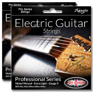 Electric Guitar String Gauge Chart