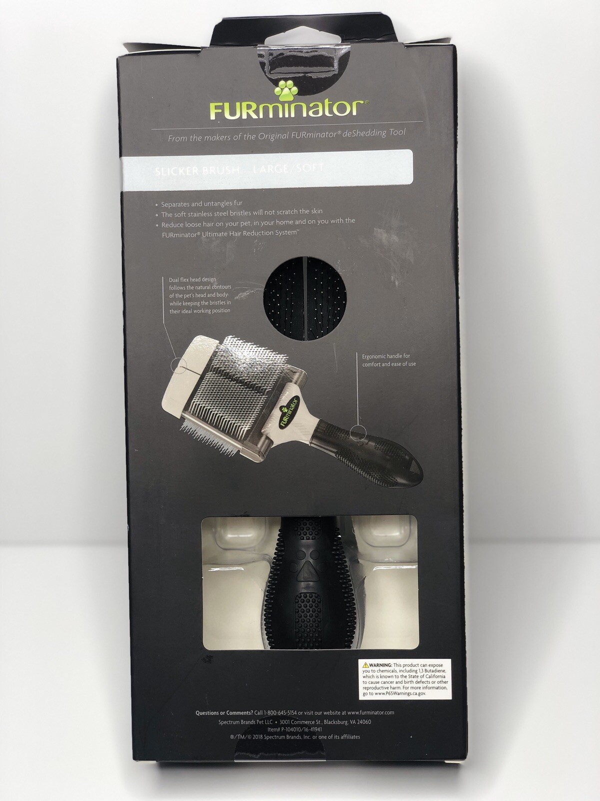 FURminator Grooming Slicker Brush for Clean Healthy Coats For Dogs