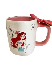 Rae Dunn Disney “Little Mermaid” Ariel Double Sided Mug - New
