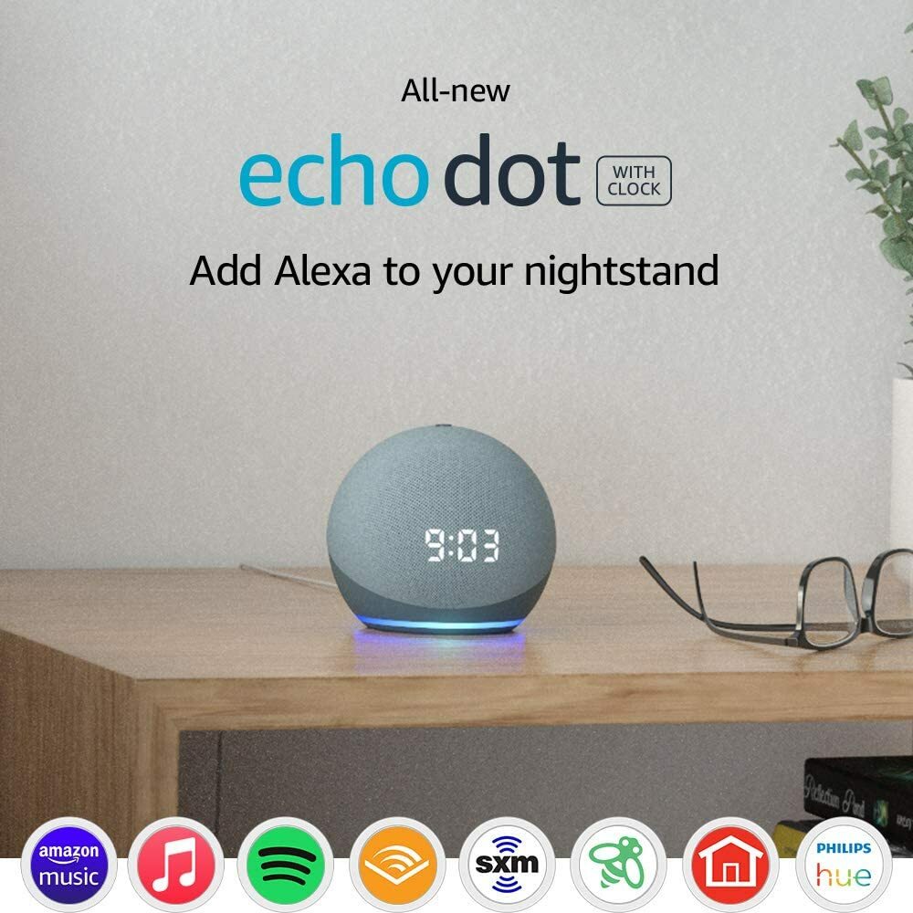 Amazon.com: Echo Dot (3rd Gen) with Clock and Amazon Smart Amazon.com: Echo Dot (3rd Gen) with Clock and Amazon Smart