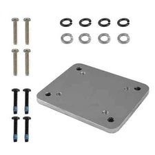 RAM Mount Steel Backing Plate with AMPS Pattern and Hardware RAM-202-225B-2U