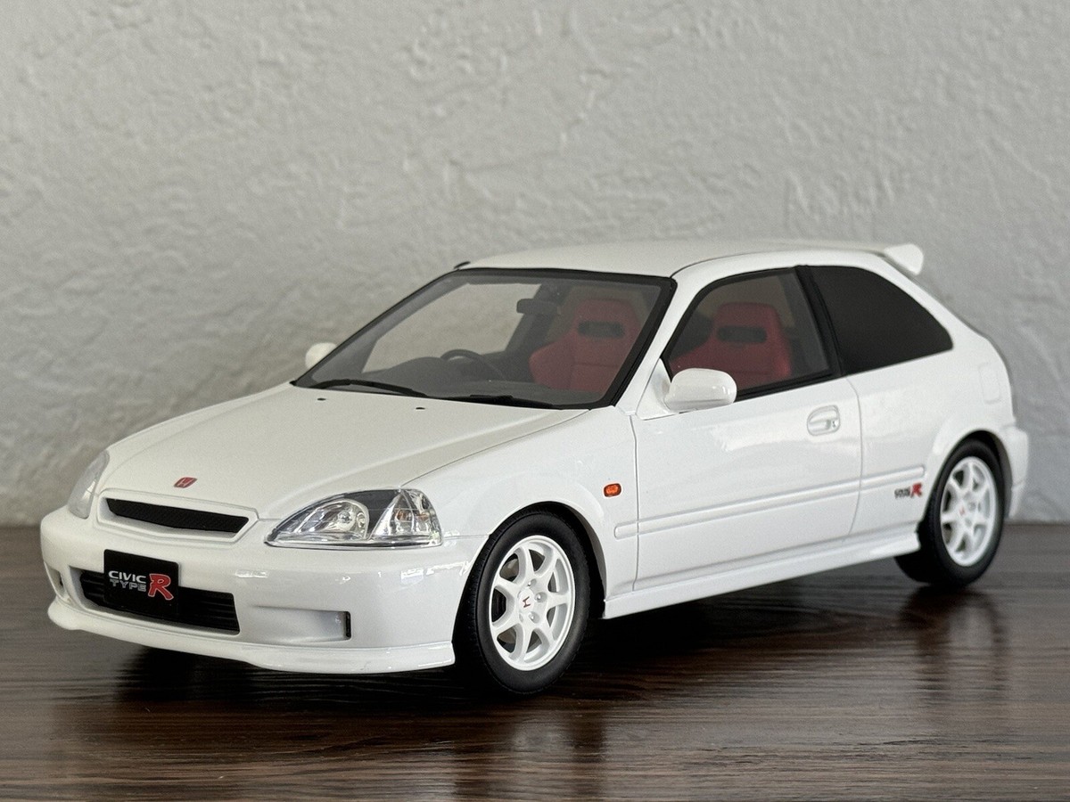 Honda Civic Type R EK9 ホワイト ミニカー Honda Civic TYPE R (EK9) 1997 チャンピオンシップホワイト
