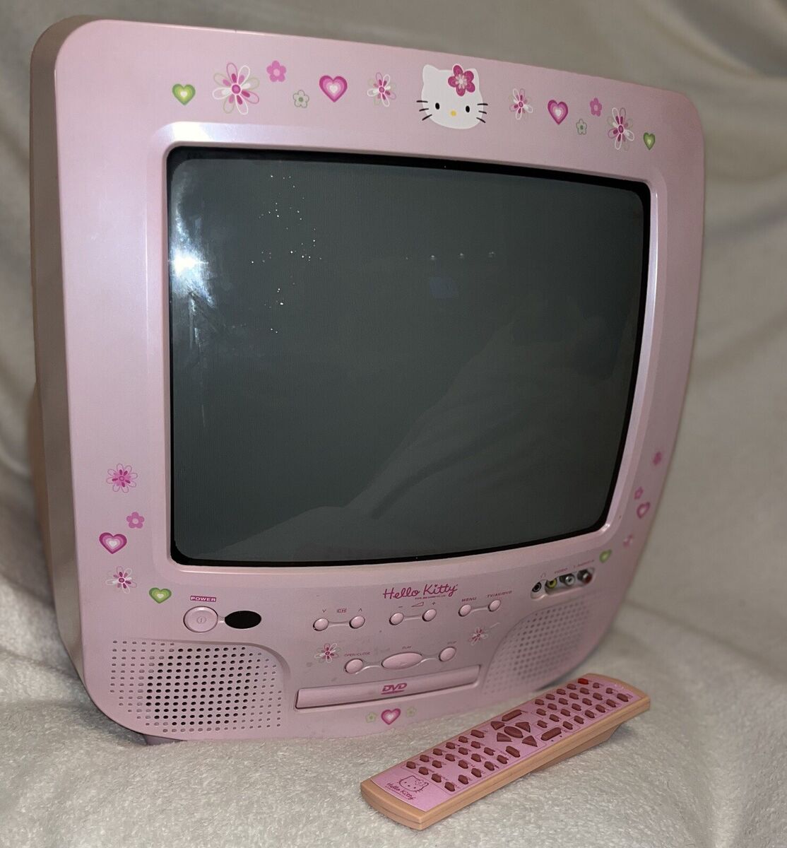 Hello Kitty Vintage TV 13in w/remote | eBay Hello Kitty Vintage TV 13in w/remote | eBay