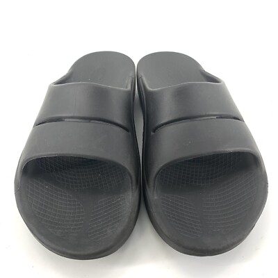 OOFOS OOahh Recovery Slide Sandal Black Men display picture 1