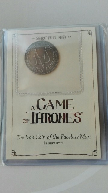 Game of Thrones The Iron Coin of the Faceless Man 2019 Münze Valar Morghulis Game of Thrones The Iron Coin of the Faceless Man 2019 Münze Valar Morghulis