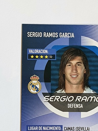 2006-07 Sergio Ramos 2nd year Real Madrid #186 Panini Megacracks MGK Rare - Picture 9 of 12