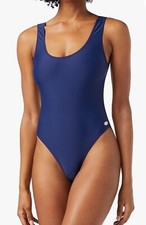 Haute Pression Women's One Piece Swimsuit Costume Blue UK 10 NEW RRP  25