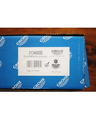Grohe 3134900E Chrome Concetto 1.5 Gpm Single Hole Pull Down Kitchen Faucet
