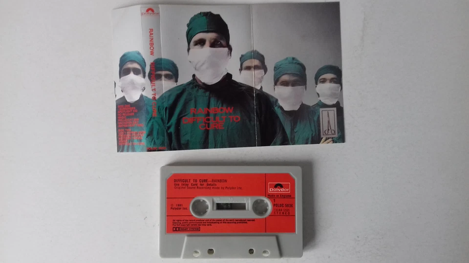 RAINBOW DIFFICULT TO CURE CASSETTE TAPE ***PAPER LABELS*** - Image 3 of 4