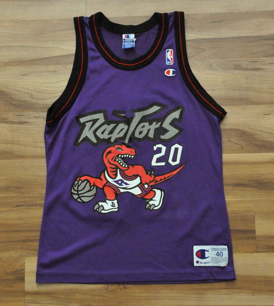 NBA チャンピオン　Raptors Stoudamire 20 ジャージ 紫 Damon Stoudamire #20 Toronto Raptors Champion Jersey NBA