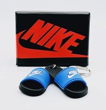 KEYCHAIN Nike Slides, Sandals pair with box  Bag - Gift Present Prank Joke