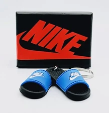 KEYCHAIN Nike Slides, Sandals (pair) with box & Bag - Gift Present Prank Joke