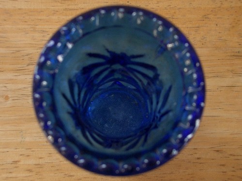 Vintage Cobalt Blue Pineapple Shaped Toothpick Holder - Picture 5 of 7