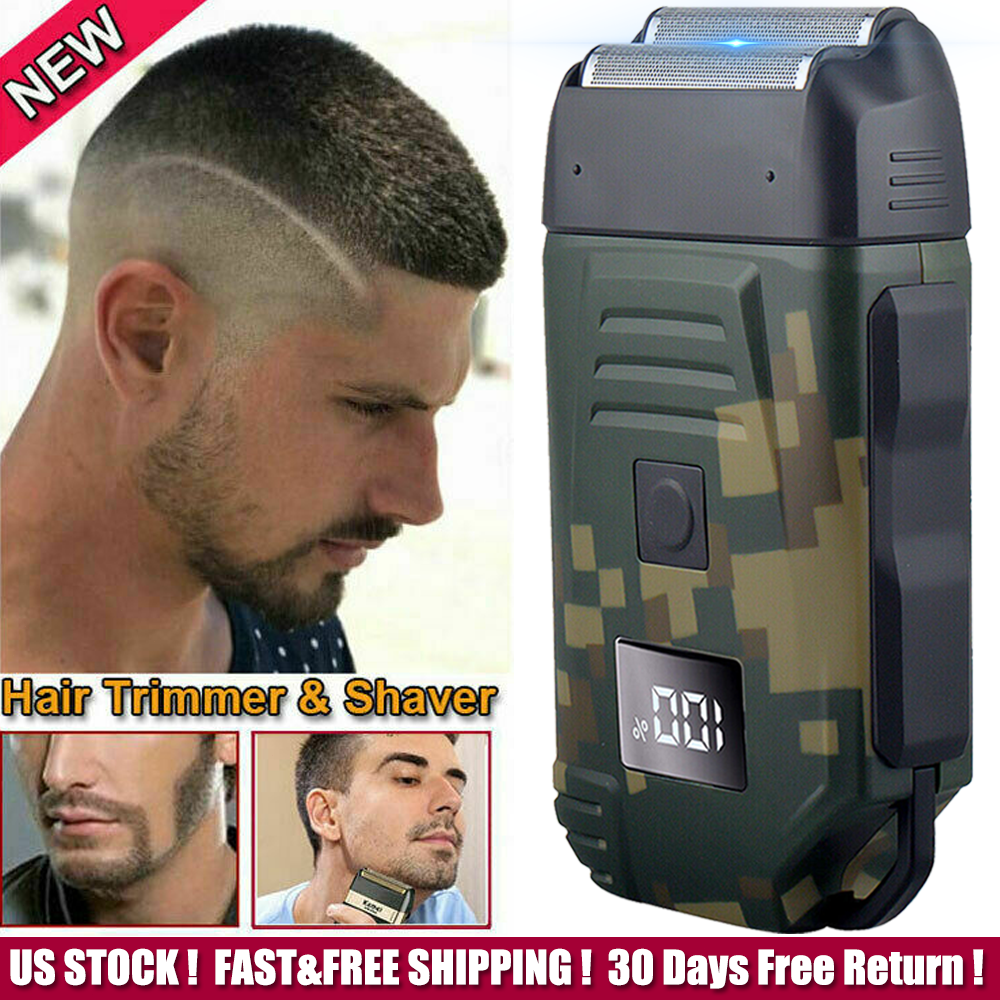 Electric Shavers For Mens Beard Trimmer Electric Razor Cordless Rechargeable BK4